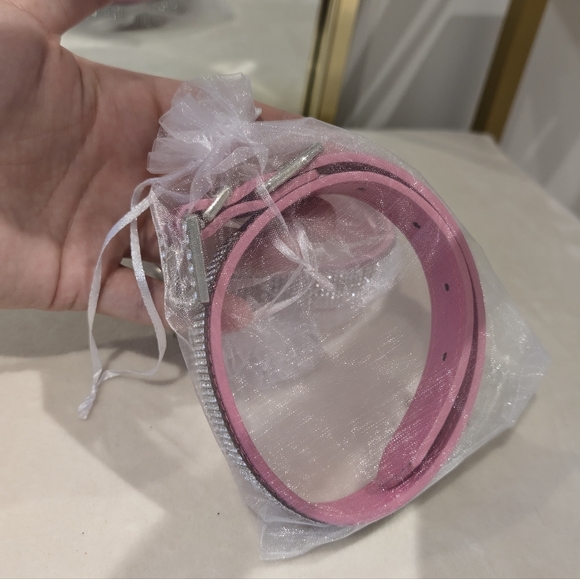 Pink Holiday Crystal Pet Collar - Picture 5 of 5